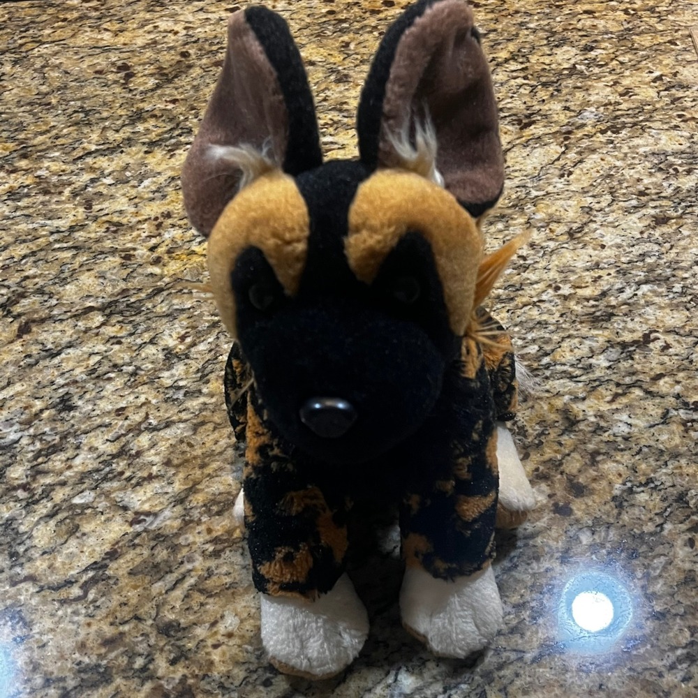 Wild Republic African Laughing Hyena Plush Stuffed Animal Realistic Wildlife 11"